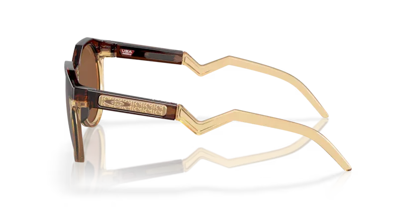 Oakley | 9242 Hstn | Dark amber/light curry